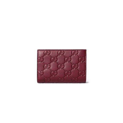 GUCCI GG EMBLEM SMALL WALLET ‎847208 (11*8.5*3cm)